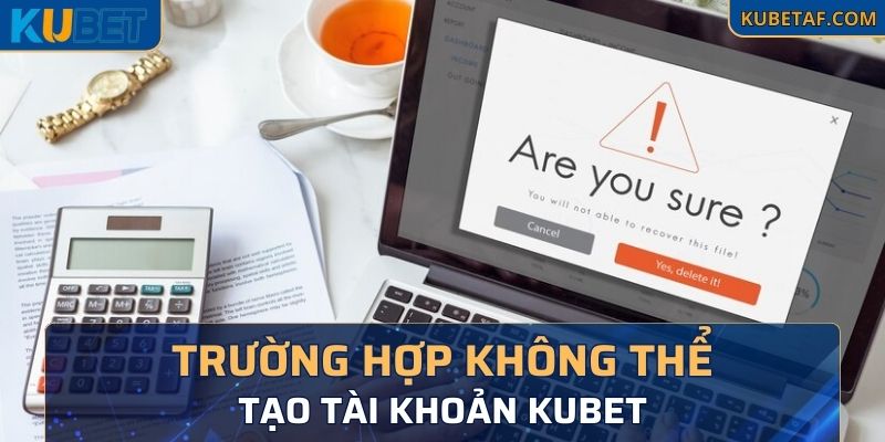 Trường hợp đăng ký không thành công và cách khắc phục